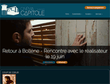 Tablet Screenshot of cinema-lecapitole.com